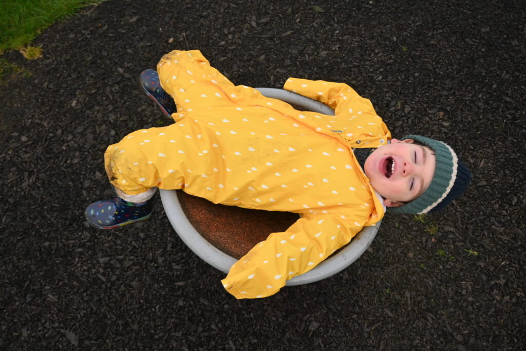 in a spin